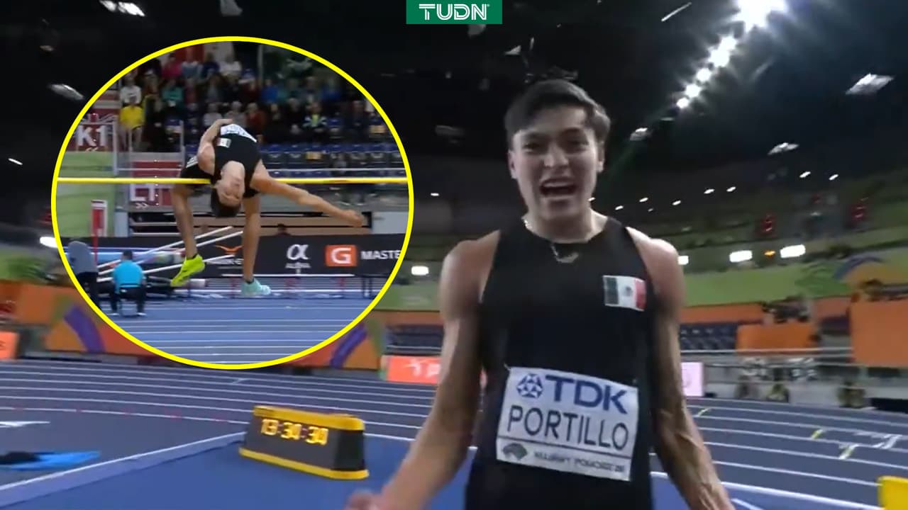 Erick Portillo da a México su primera medalla de plata en salto de altura 
