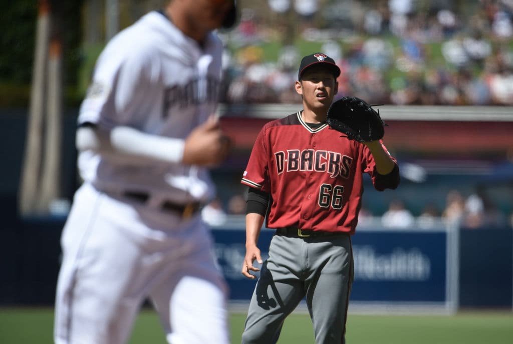 Matt Andriese fue el encargado de recibir el palo de vuelta entera de Machado que prácticamente sentenció el partido a favor de los californianos.