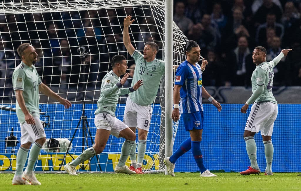 La delantera del Bayern Múnich no tuvo suerte en los minutos finales en busca de la remontada.