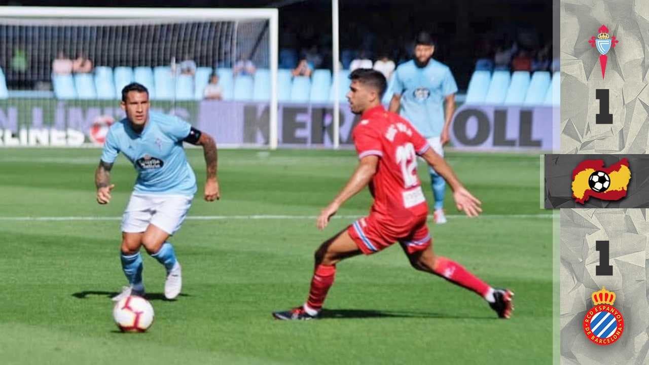 ¡Sobrio y con gran salida! Néstor Araujo fue titular en empate del Celta de Vigo
