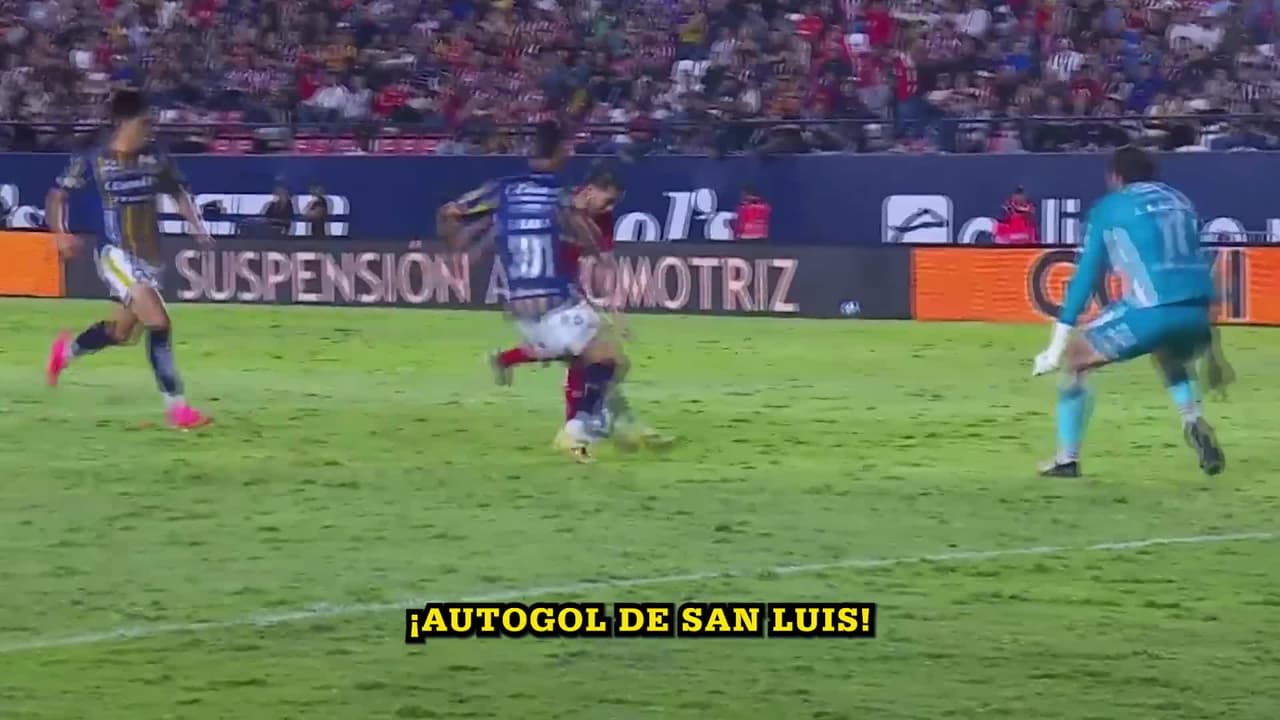 ¡AUTOGOL! San Luis recibe un golpe inesperado