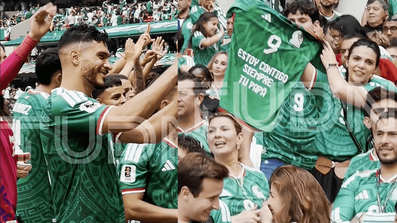 Raúl Jiménez recibe el mejor detalle en pleno festejo de la Selección Mexicana