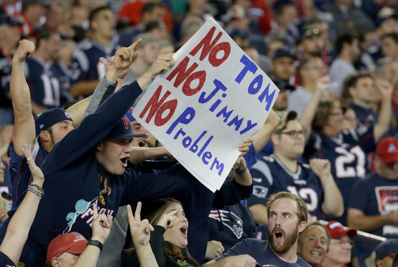 Sin Brady y sin Garoppolo, los Patriots consiguieron blanquear a los Texans 27-0
