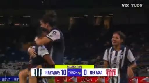 Resumen | Festival de goles en Monterrey, Rayadas golea a Centellas