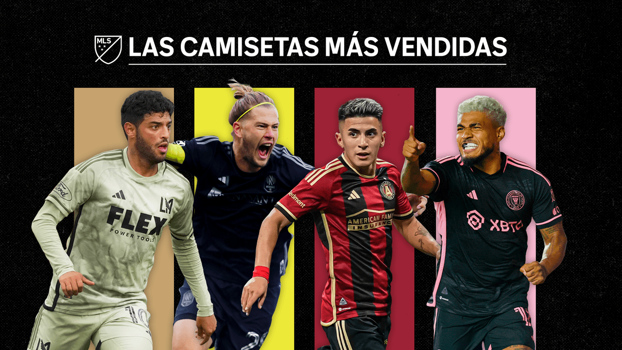 Estas son las 25 playeras más vendidas en la MLS 2023.