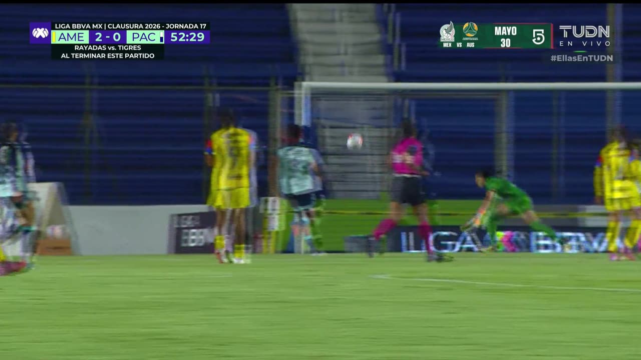 ¡Mega golazo de Nancy Antonio! América aumenta la ventaja con una obra de arte