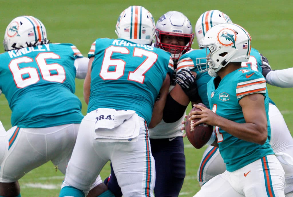 Miami Dolphins derrotó a los New England Patriots 22-12.