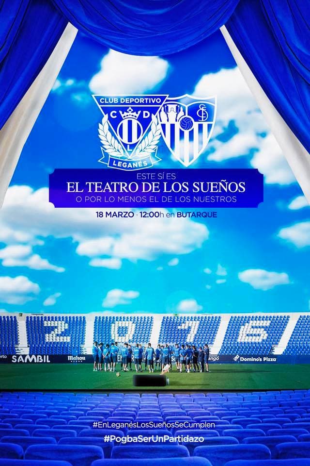 Luego de que el Sevilla ganó en el Old Trafford por la Champions League, visitaba Butarque al que bautizaron como 'El Treatro de los Sueños... por lo menos de los nuestros'.