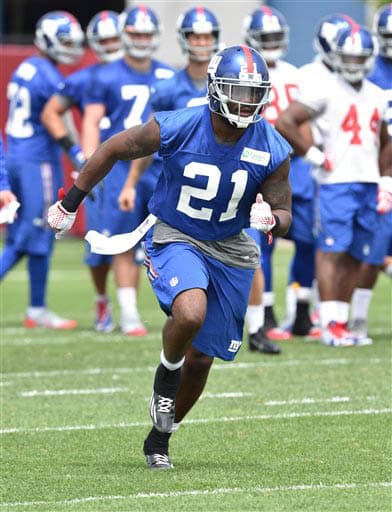El novato egresado de Alabama el safety Landon Collins (AP-NFL).