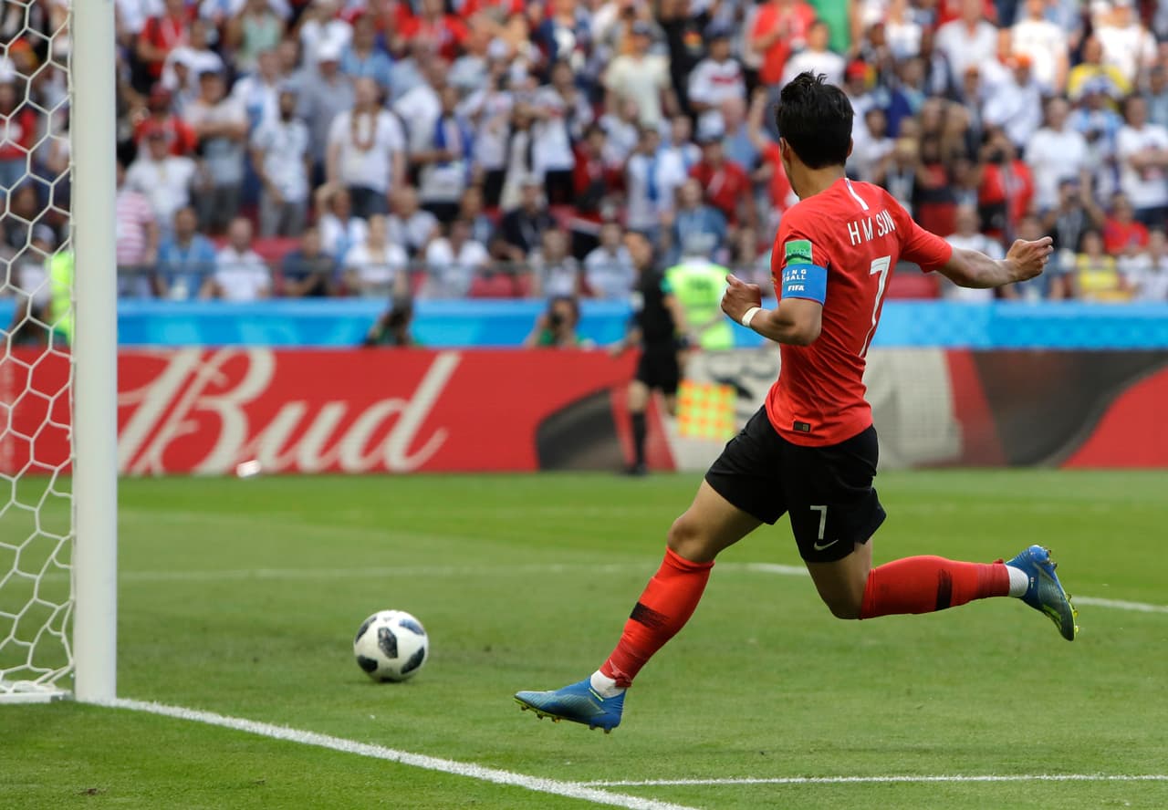 110.-Heung-Min Son (Corea del Sur) al minuto 90. Alemania 0-2 Corea del Sur.