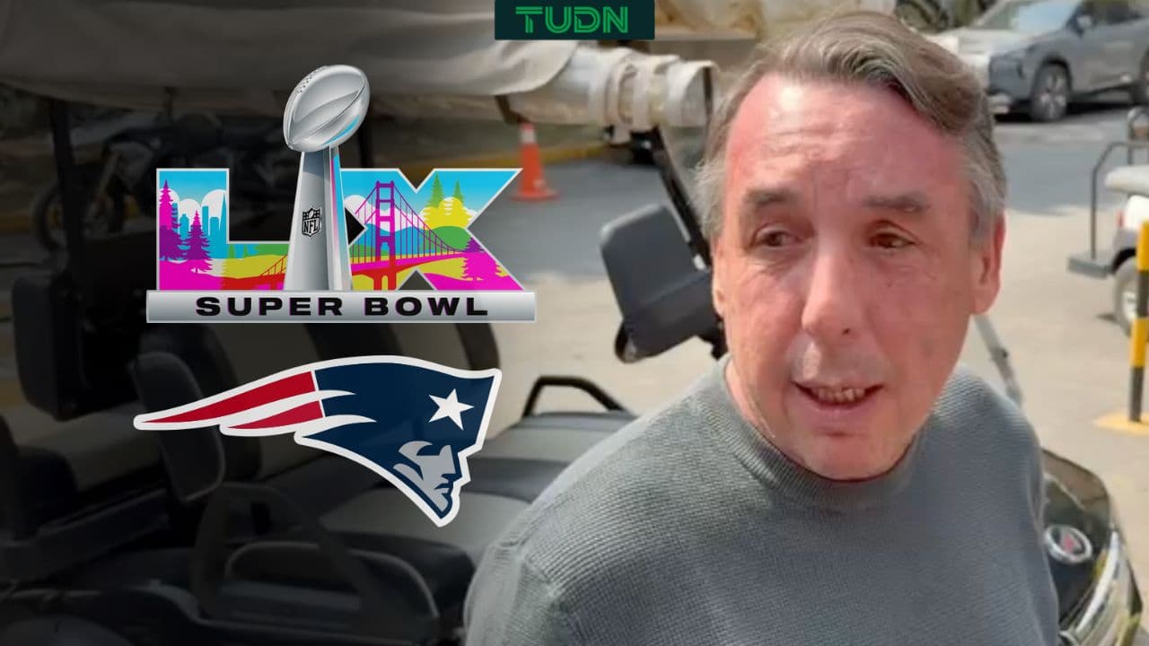 Emilio Azcárraga va con Patriots en el Super Bowl