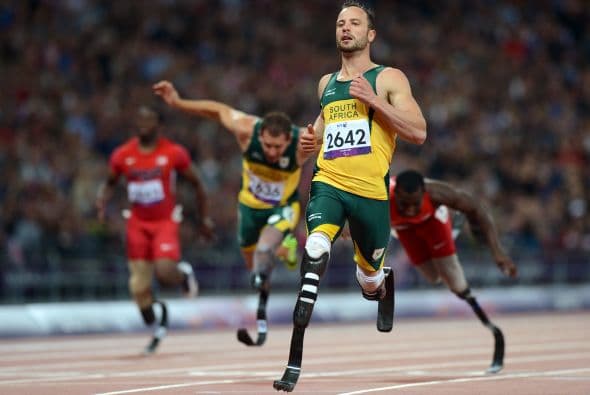 Si bien su actuación no fue tan dominante como en ocasiones anteriores, Pistorius se llevó tres medallas, dos de ellas de oro, en lo que sería su última competencia mayor.