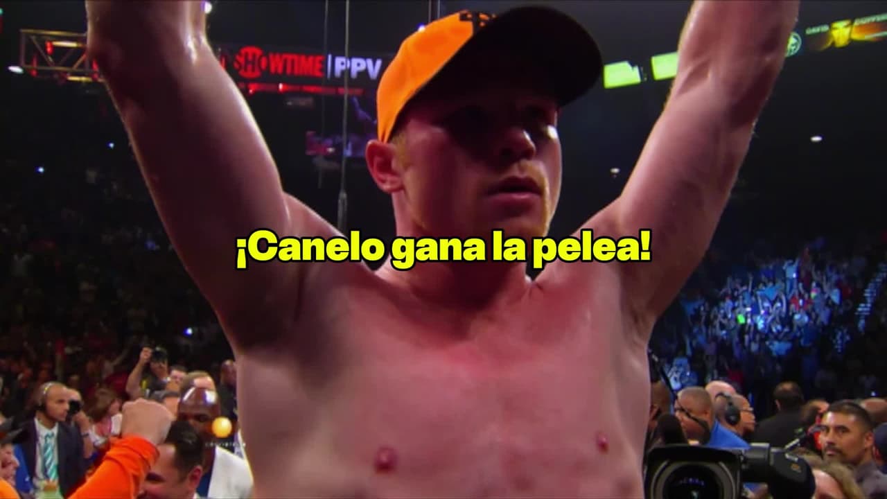 ¡Se acabó! Canelo Álvarez se lleva la victoria