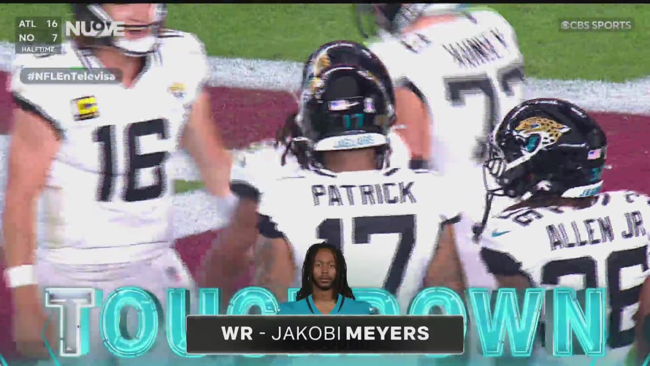 ¡Jacksonville recupera la ventaja con pase de touchdown a Meyers!