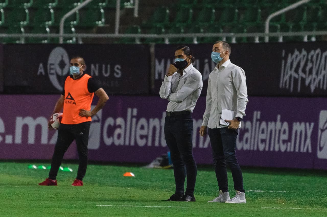 during the game Mazatlan FC vs Puebla, corresponding to Day 01 of the Torneo Apertura Guard1anes 2020 of the Liga BBVA MX, at Kraken Stadium, on July 27, 2020. <br><br> durante el partido Mazatlan FC vs Puebla, correspondiente a la Jornada 01 del Torneo Apertura Guard1anes 2020 de la Liga BBVA MX, en el Estadio El Kraken, del 27 de Julio de 2020.