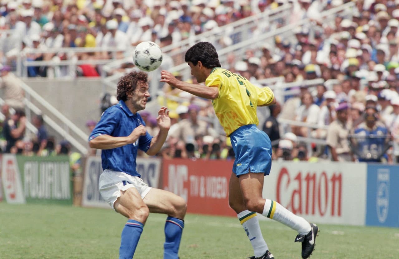 Bebeto estuvo en la semifinal y en la final, pero en ninguno de e esos partidos pudo celebrar de nuevo un gol.