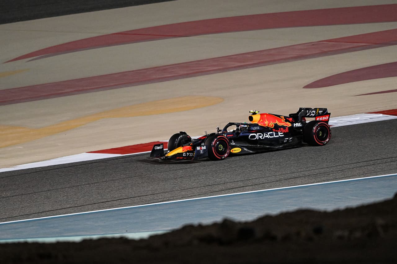 Checo presentó algunos problemas en los frenos.