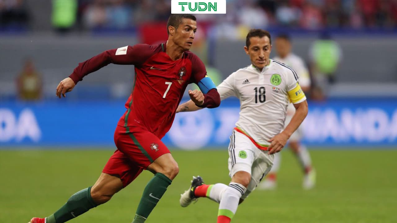 Cristiano Ronaldo, únicamente ha jugado en una ocasión contra la Selección Mexicana