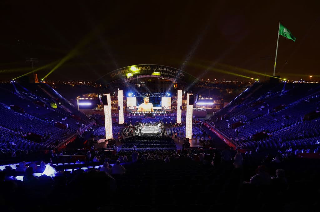 Así se vive el ambiente en Arabia Saudita, previo a que Anthony Joshua y Andy Ruiz suban al cuadrilátero.