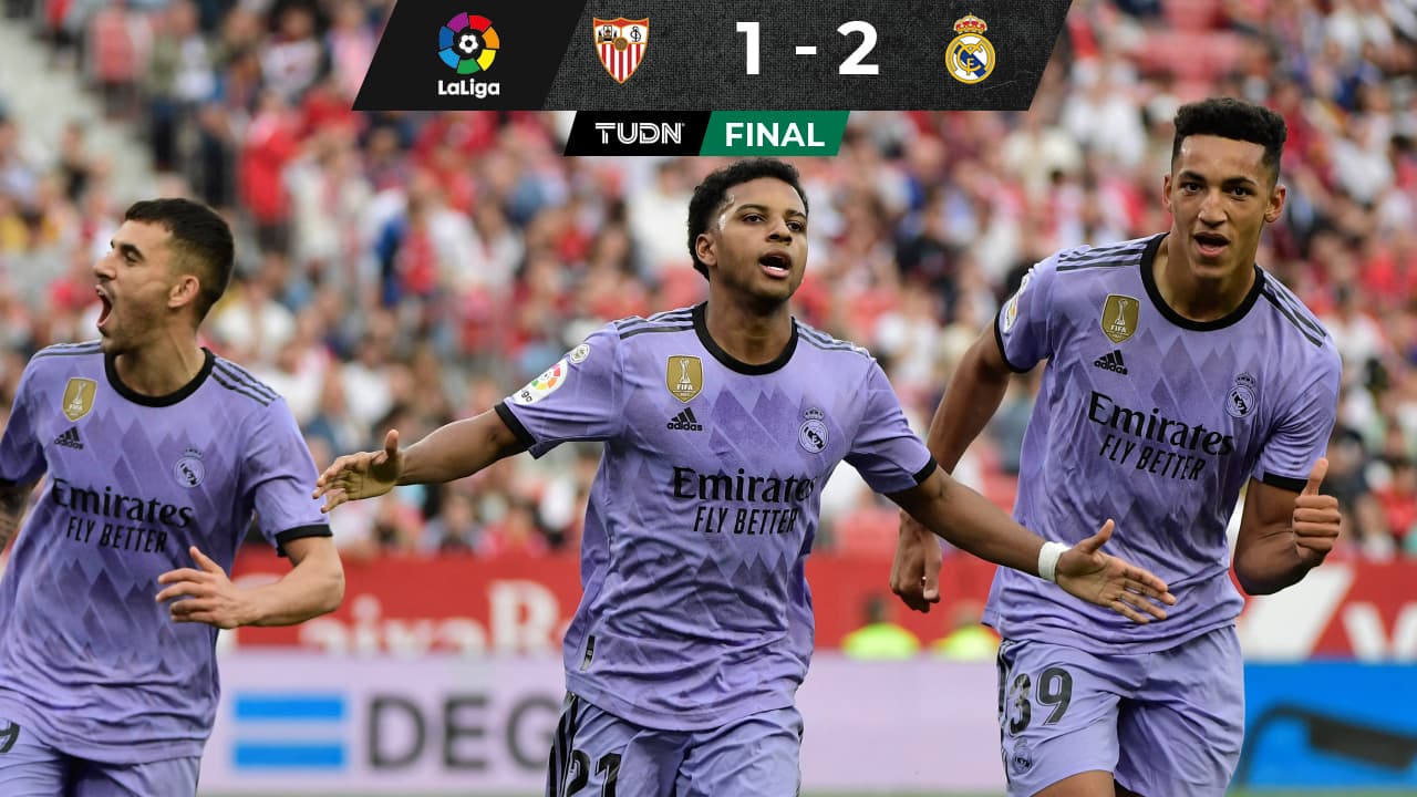 Real Madrid remonta al Sevilla de Tecatito con un par de golazos de Rodrygo