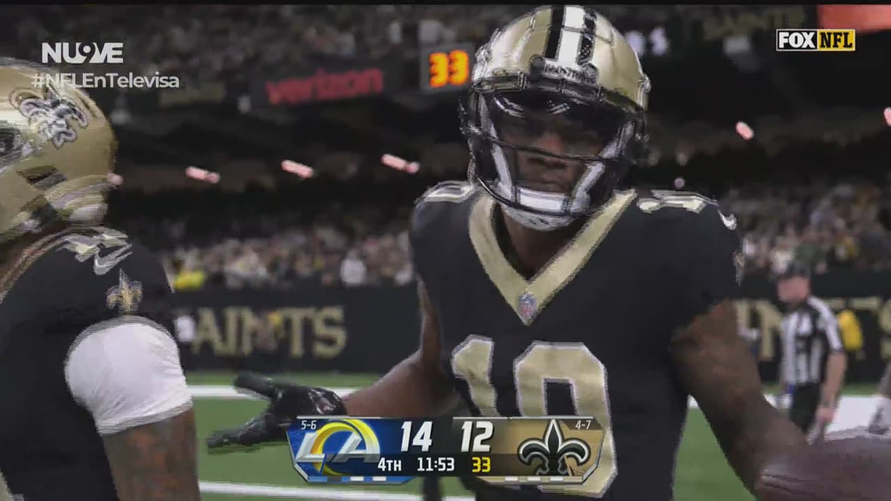 ¡Juego nuevo! Valdes-Scantling hizo una gran recepción para los Saints