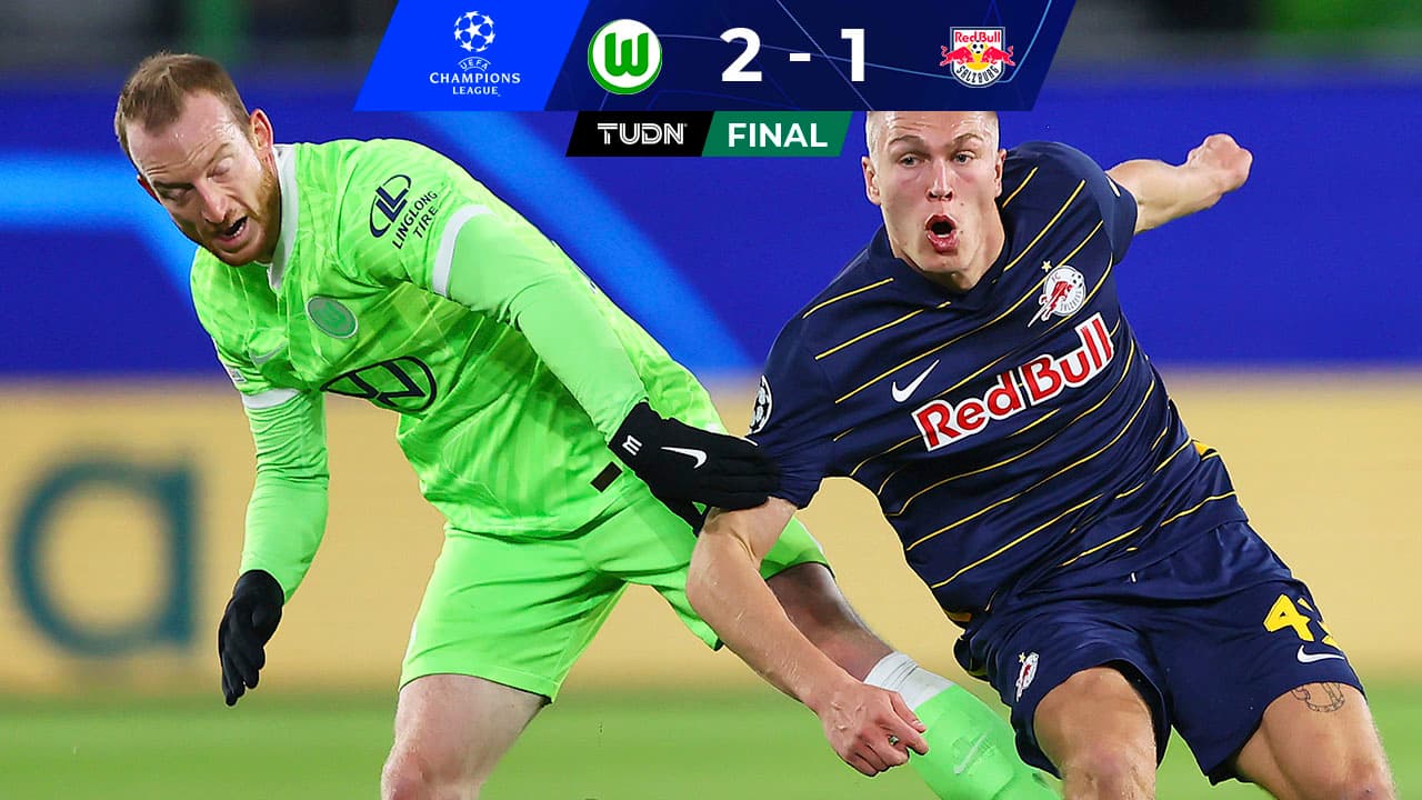 Wolfsburg cobra revancha ante RB Salzburg y aprieta el Grupo G