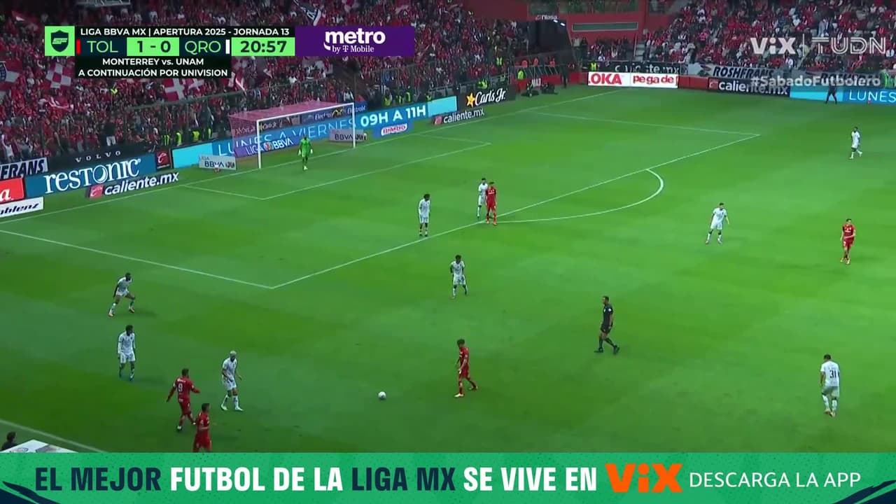 ¡Obra de arte del Toluca! Paulinho solo la empuja para el 2-0 de los Diablos Rojos