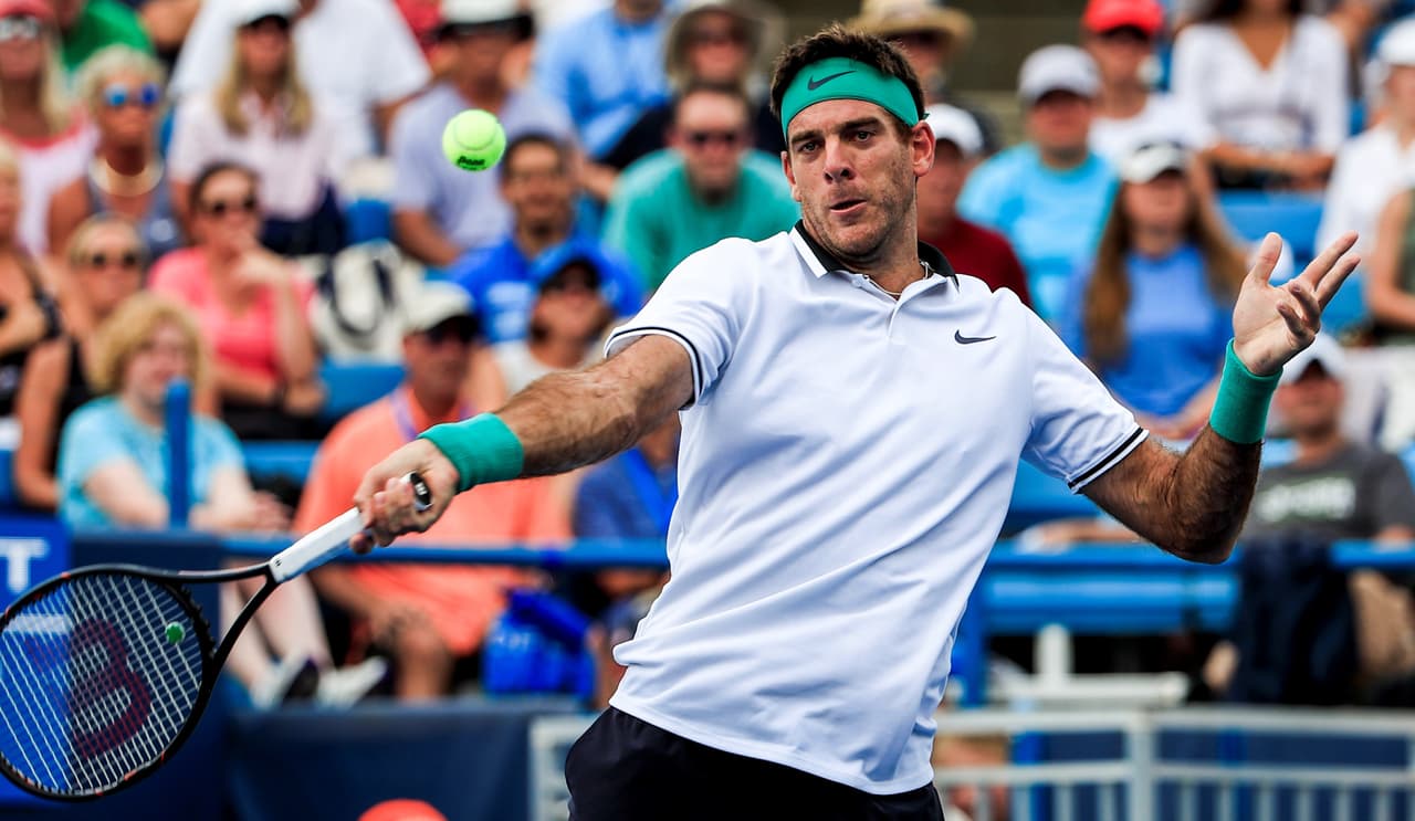 Del Potro avanza a los cuartos de final en Cincinnati y enfrentará a David Goffin