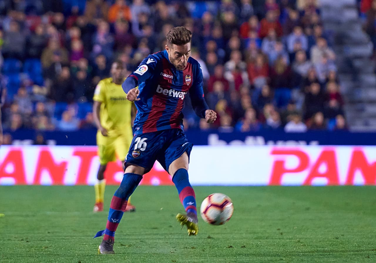 7. Rubén Rochina (Levante): ha sufrido una falta cada 27.0 minutos.