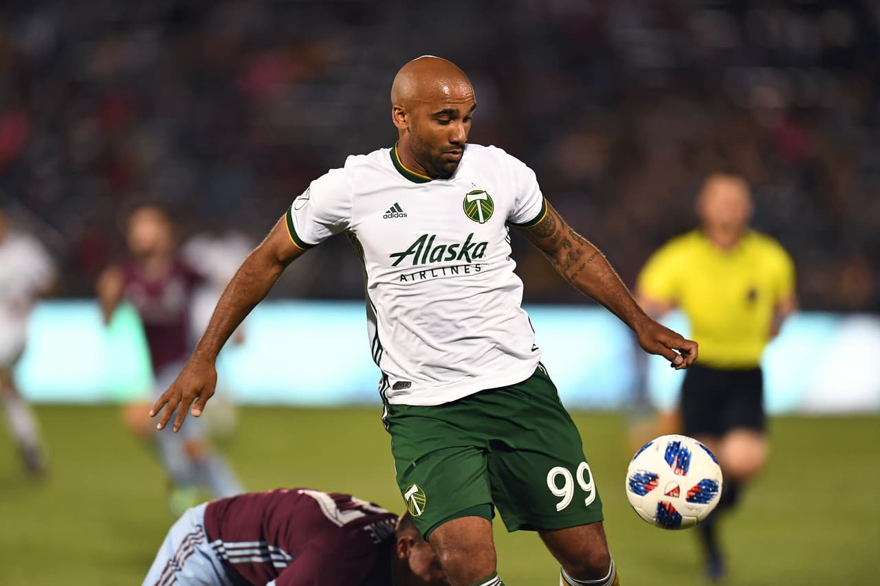 Portland Timbers sigue en ascenso, y el delantero Samuel Armenteros tiene mucho que ver en eso. El atacante de raíces cubanas marcó en dos ocasiones en el 3-2 frente a Colorado Rapids. (USA Today Images)