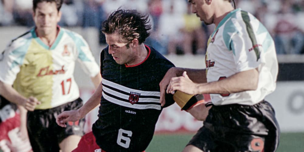 John Harkes era en ese momento uno de los 'pesos pesados' del club de la capital de Estados Unidos.