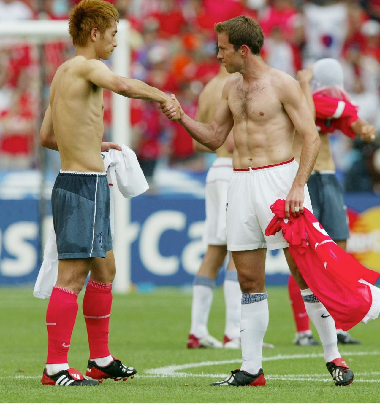 Su segundo rival fue Estados Unidos, con el que al final avanzaría de ronda, y empató 1-1 en Daegu.