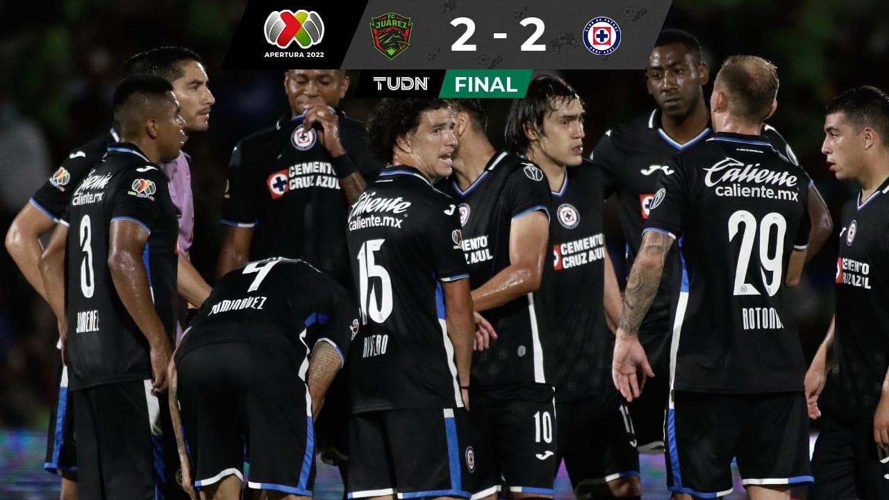 Juárez le saca el empate a Cruz Azul con un penalti sobre la hora