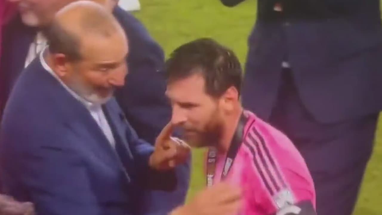 Captan enojo de Messi tras victoria ante Cruz Azul: "Conmigo no"