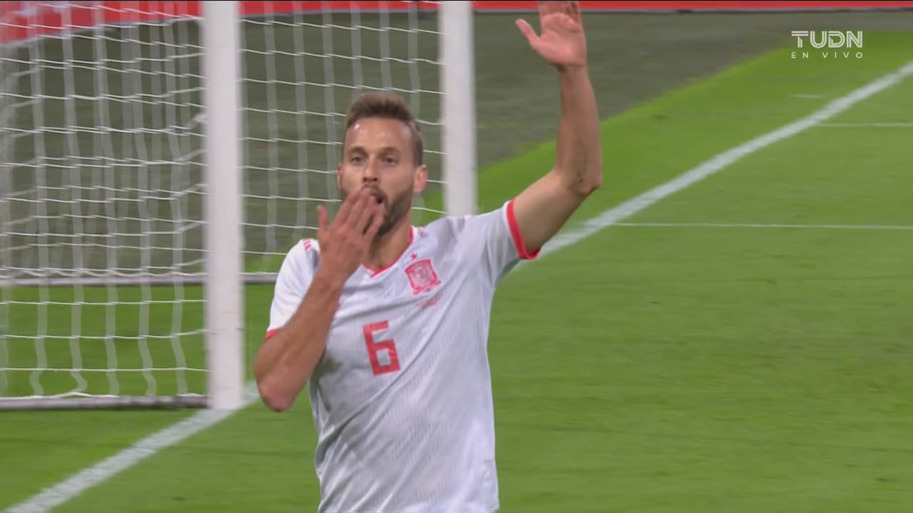 ¡Combinación eléctrica! Asistencia de Morata y 0-1 de Sergio Canales