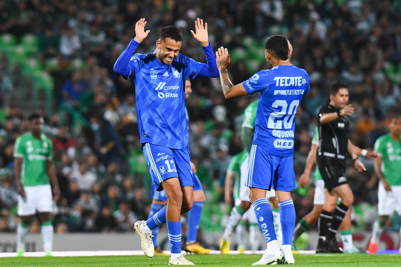 Tigres goleó a domicilio a Santos en el inicio de su andar en el Clausura 2023