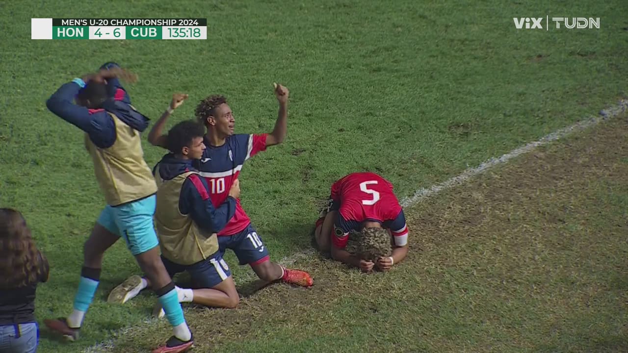 Cuba lo gana en penales y avanza al Mundial