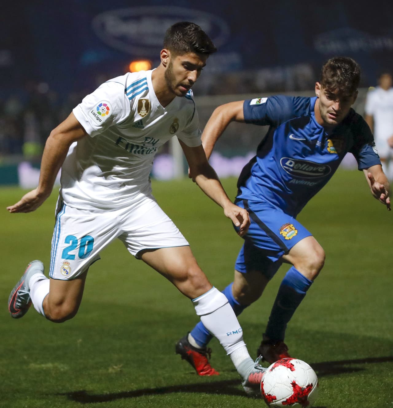 Asensio fue uno de los pocos jugadores del primer equipo que sumó minutos en este compromiso y sería determinante.
