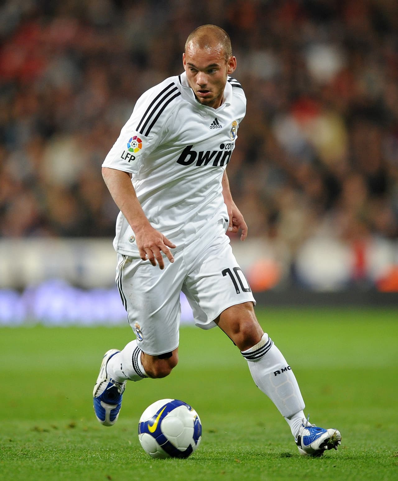 El cambio físico del neerlandés Wesley Sneijder a través de los años.