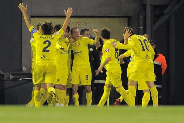 Todos los presentes festejaron al máximo el resultado parcial.