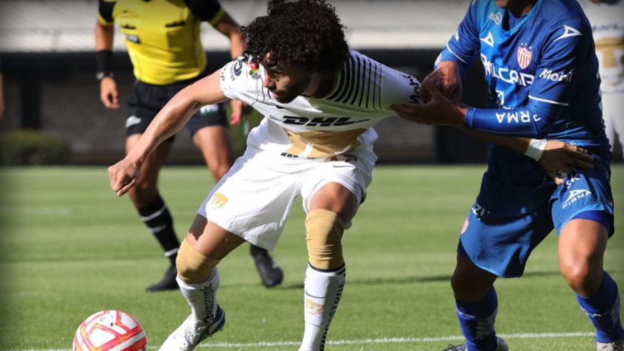 César 'Chino' Huerta debuta con Pumas y anota con la Sub 20