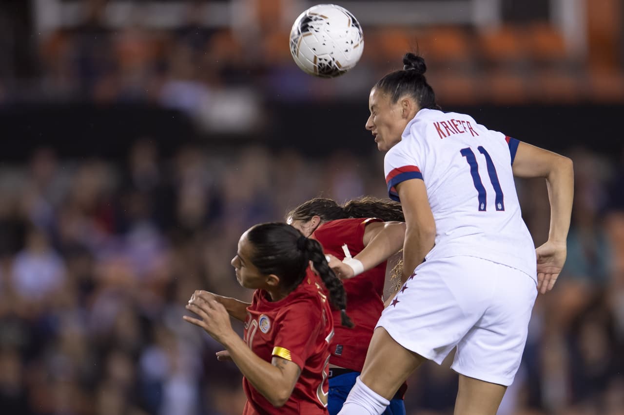 Con goles de Horan, McDonald y dobletes de Press y Mewis, EEUU gana en el preolímpico.