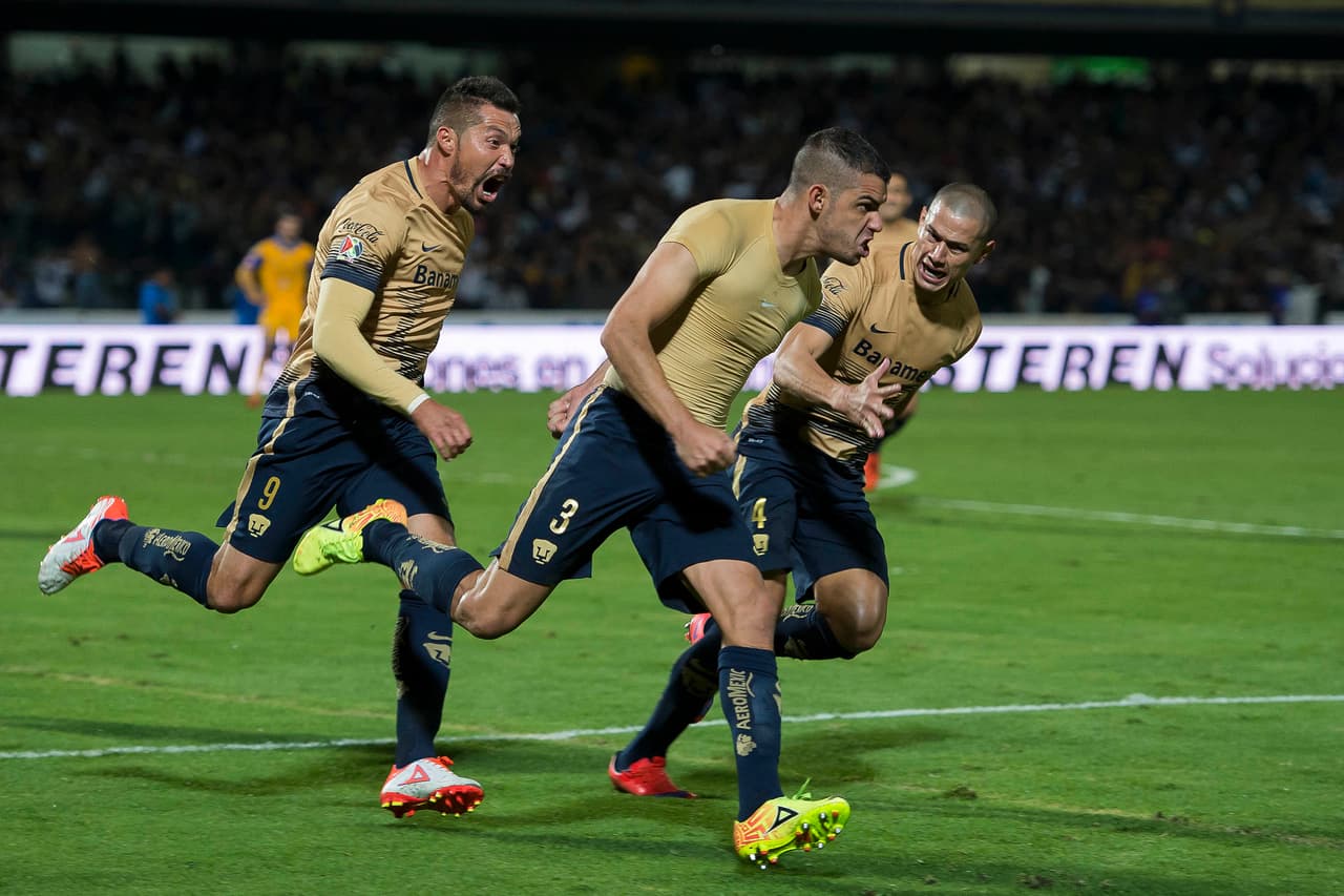 El defensor aurizaul gritó el gol que aun le daba esperanzas al conjunto de Pumas en poder levantar el octavo trofeo de liga para el equipo del pedregal.