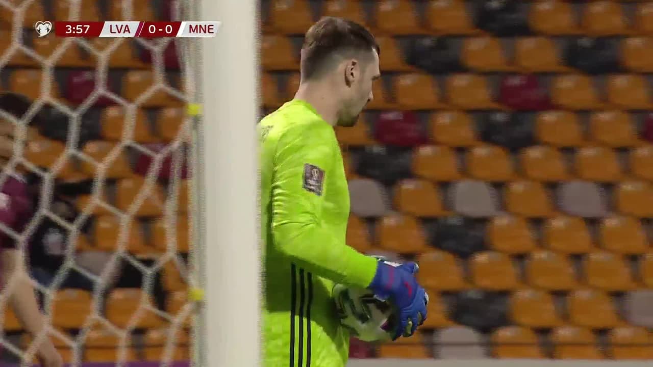 ¡TIRO ATAJADO! disparo por Sead Haksabanovic.