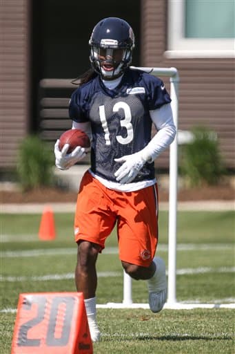 Mira las mejores tomas del WR novato de los Chicago Bears, Kevin White, durante su sesión de fotos dentro y fuera del campo (AP-NFL).