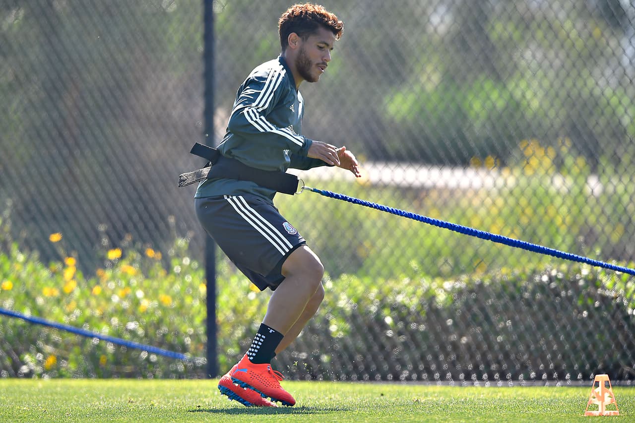 La Selección Mexicana entrena con intensidad, energía y buen ánimo bajo la batuta del argentino Gerardo Martino en su segundo día de pr´actica en el Centro Elite Athlete de Chula Vista, California.