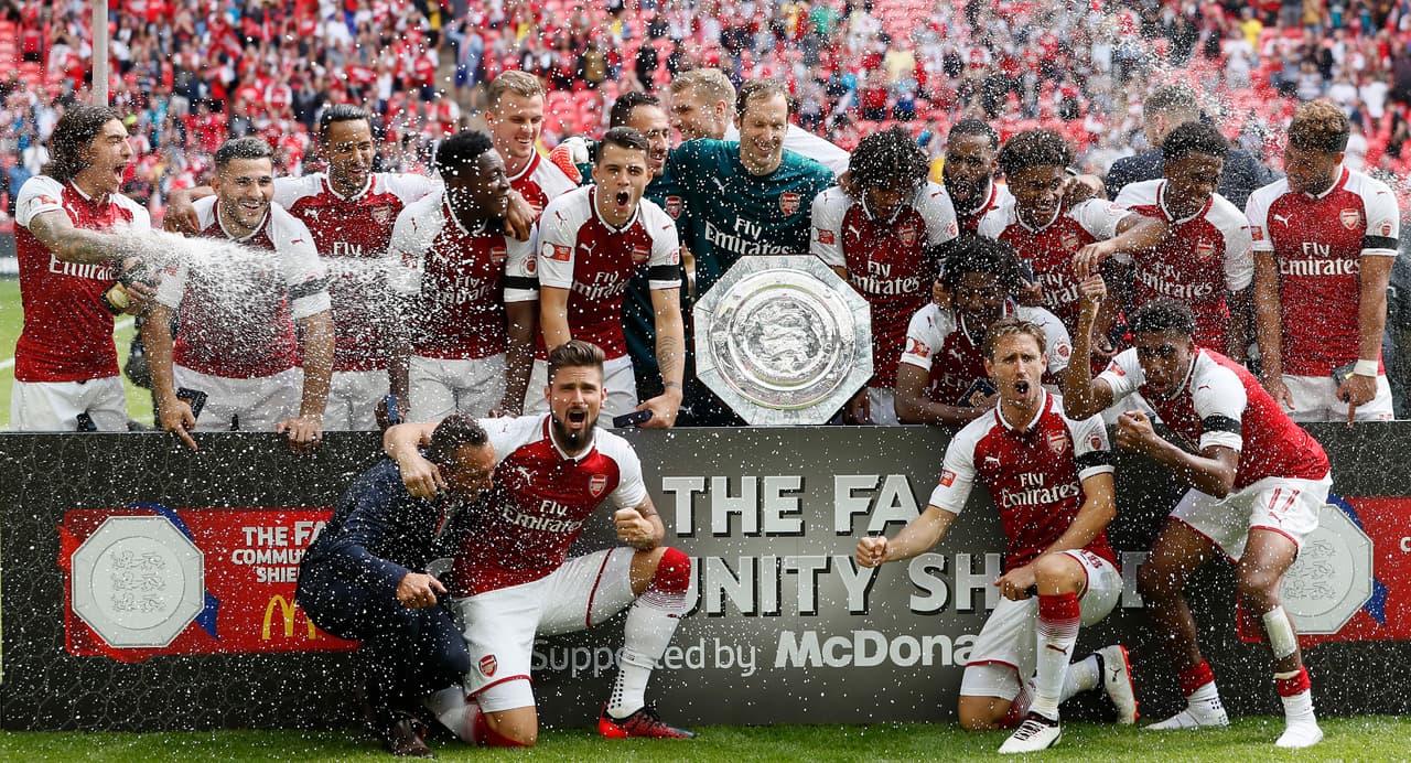 Fiesta en Arsenal como gran campeón de la Community Shield y uno de los que ya se postula como protagonista en la Premier League para la temporada 2017/2018.
