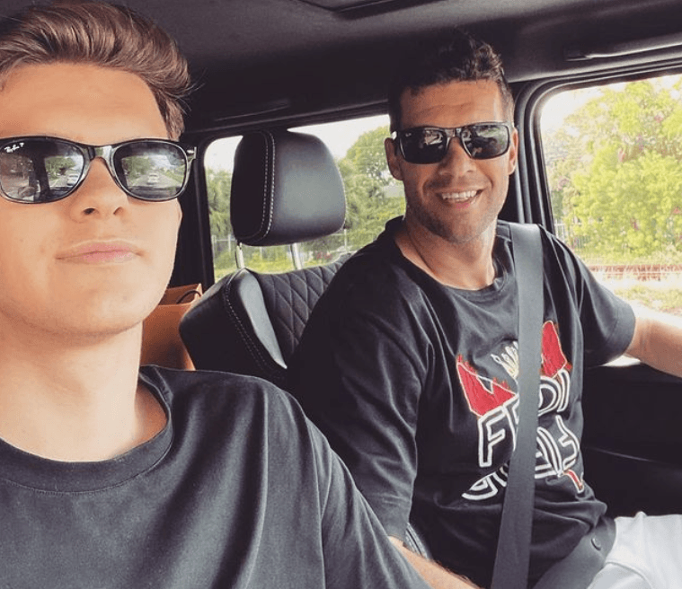 Muere hijo de Michael Ballack en accidente