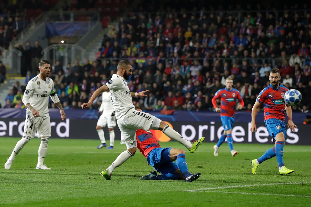 Ante el Viktoria Plzen en la Liga de Campeones, usando los mencionados botines, el delantero francés ha confirmado que puede haber algo de suerte y coincidencia pero está siendo goleador otra vez.