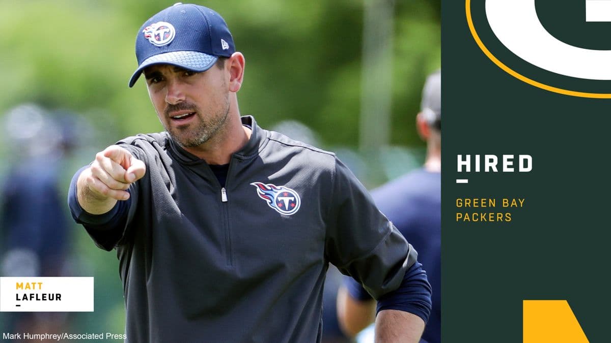 Green Bay Packers contrata a Matt LaFleur como entrenador en jefe 